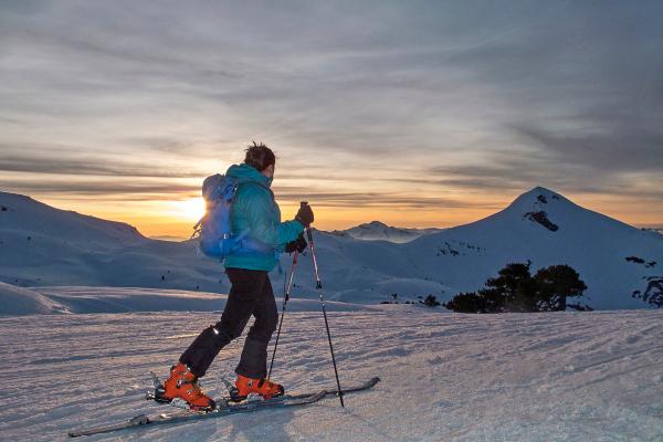 Con raquetas de nieve por Irati-Abodi